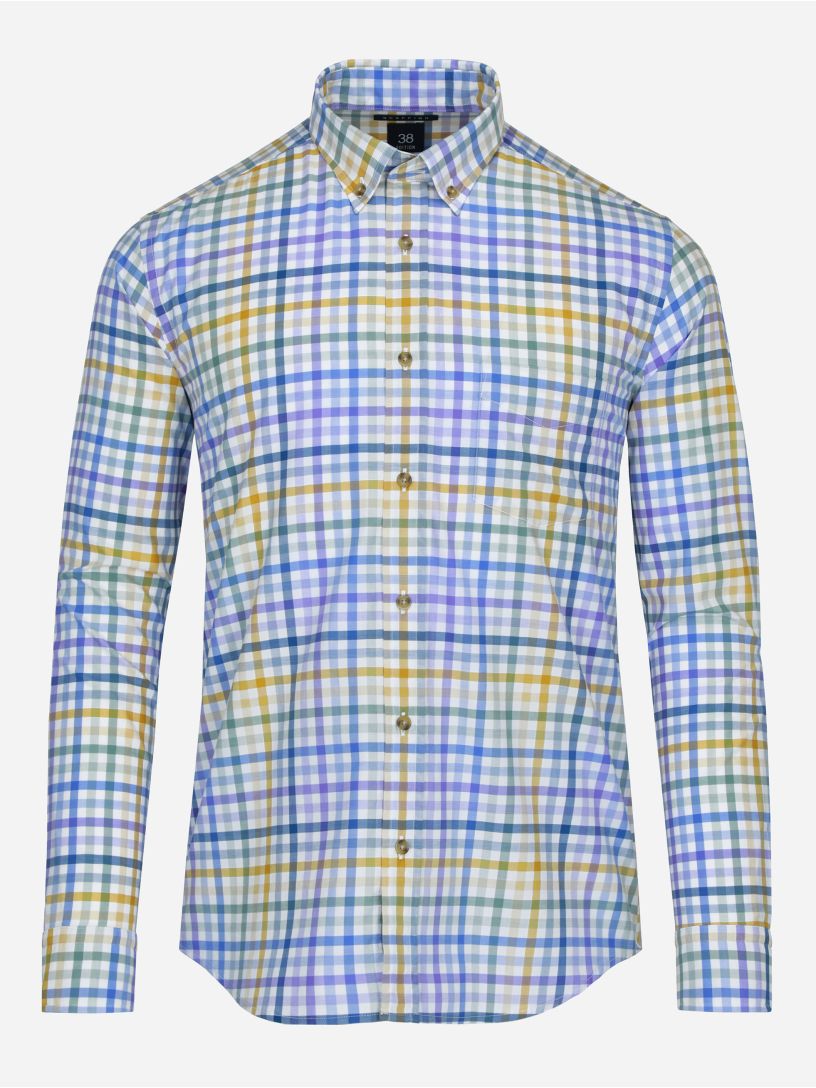 Camisa Casual Compact a Cuadros 38 Edition