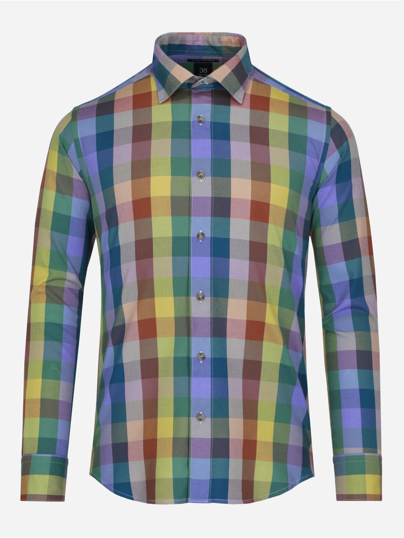 Camisa Casual Oxford a Cuadros 38 Edition