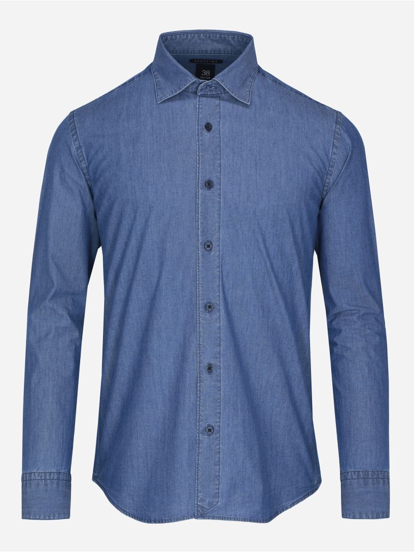Camisa Casual Denim Regular Fit