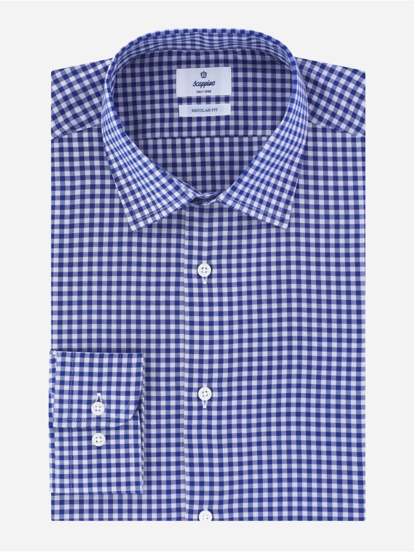 Camisa Business Casual a Cuadros de Twill