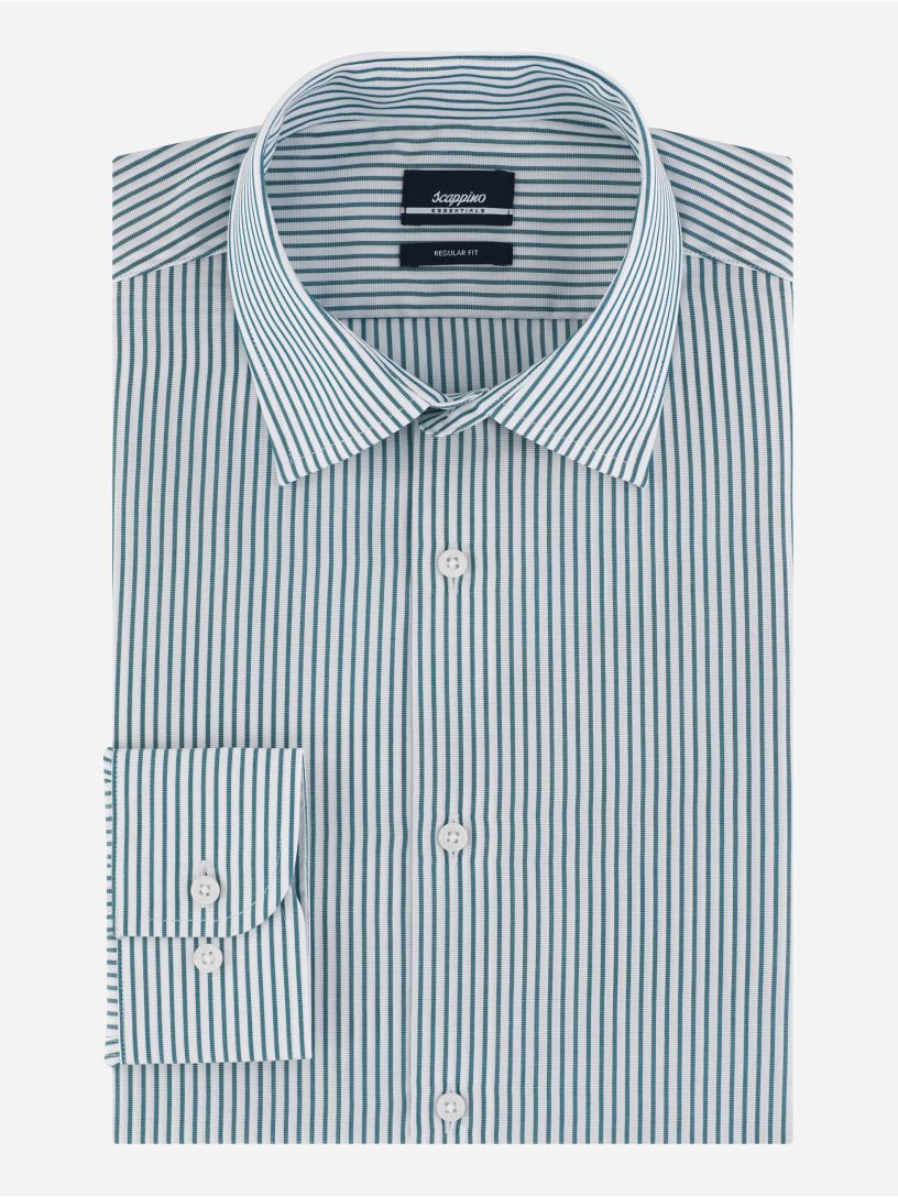 Camisa de Vestir Essentials Easy Care a Rayas
