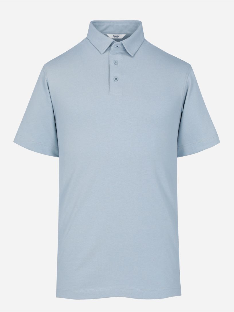 Polo Jersey en Algodon Upland