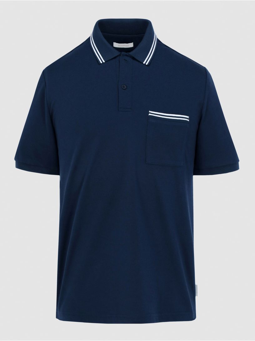 Polo SCP con Detalles en Contraste