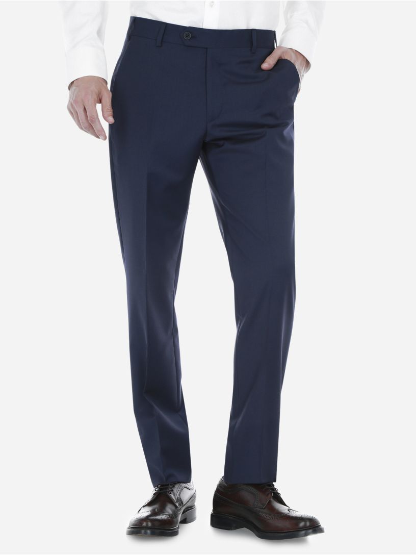 Pantalon de Vestir de Lana Slim Fit