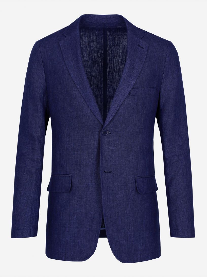 Saco Desestructurado de Lino Regular Fit