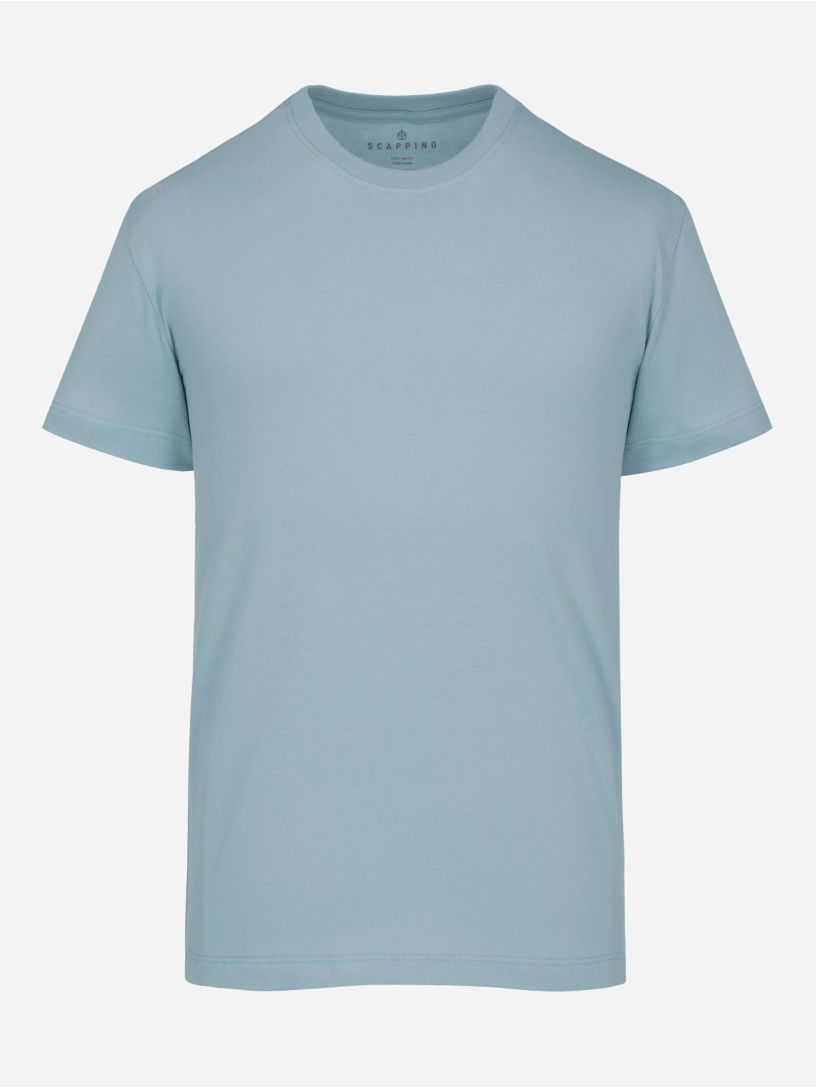 T-shirt Cuello Redondo de Algodon