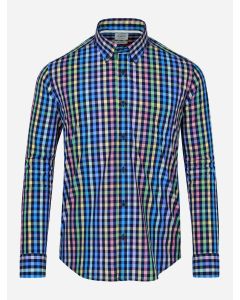 Camisa Casual Popelina a Cuadros