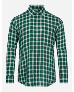 Camisa Casual Pure Linen a Cuadros