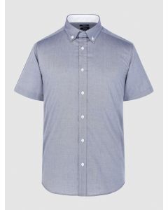 Camisa Casual Oxford Essentials Manga Corta
