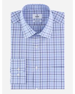 Camisa Business Casual Popelina Regular Fit a Cuadros