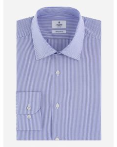 Camisa Business Casual Popelina 50s a Rayas