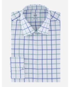 Camisa Business Casual Algodon Etamine a Cuadros