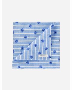 Panuelo Lino-Algodon Lineas y Flores